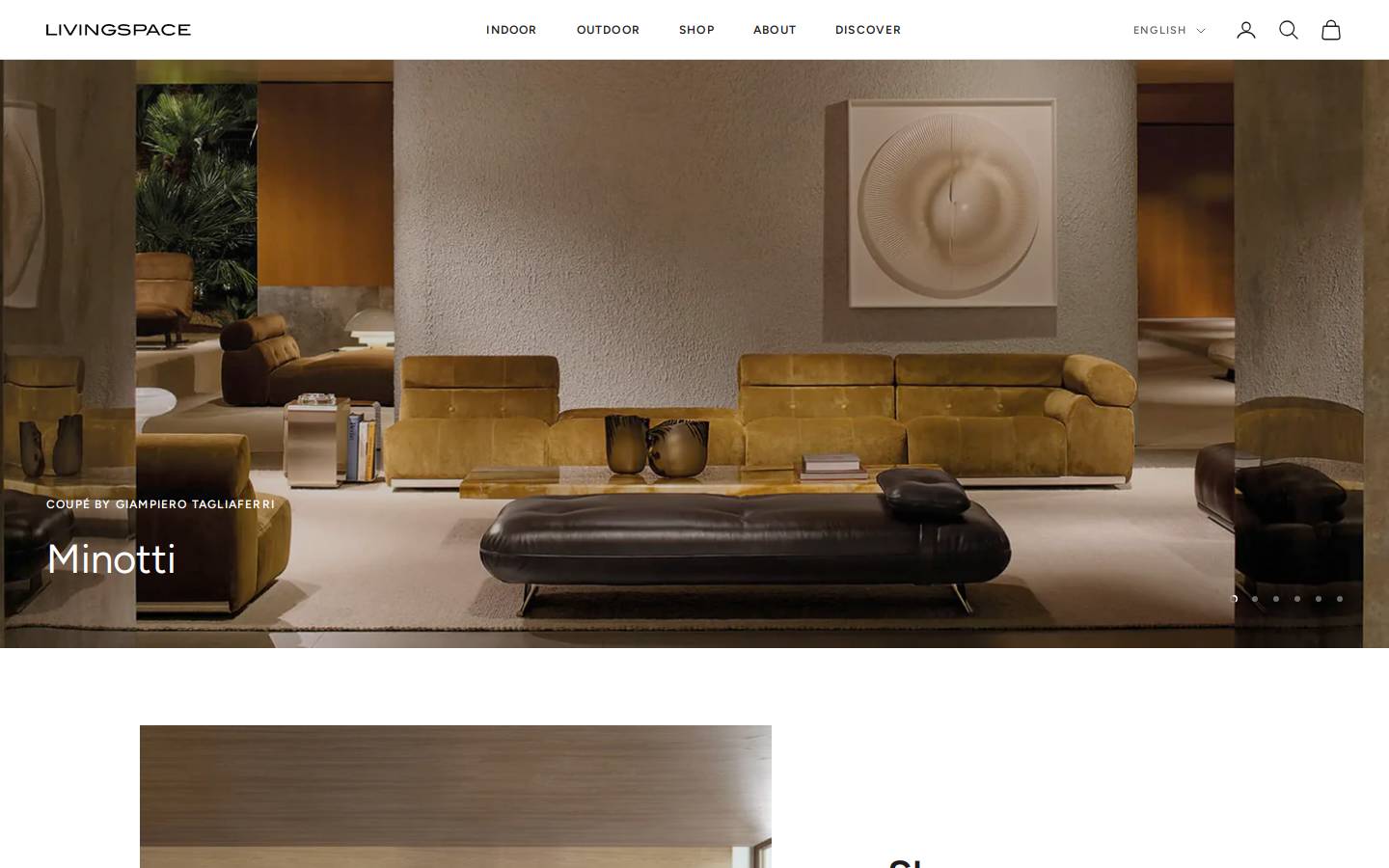 Livingspace homepage screenshot
