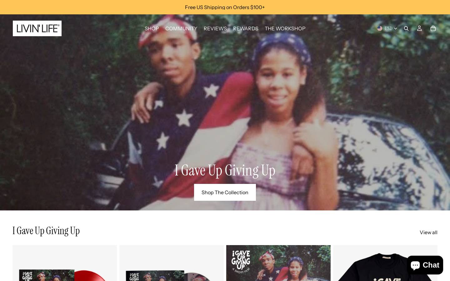 livinlife.com homepage screenshot