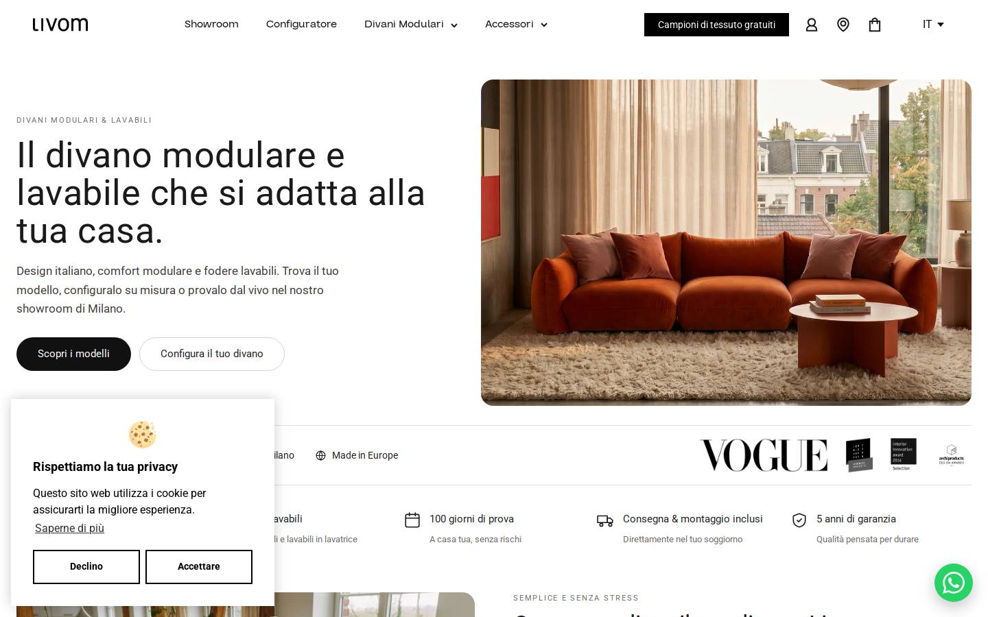 livom.it homepage screenshot