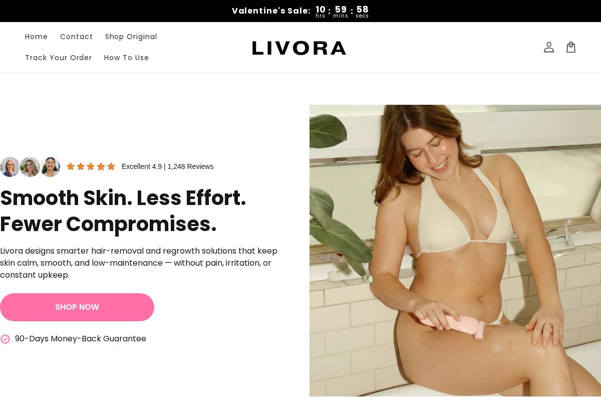 Livora homepage screenshot