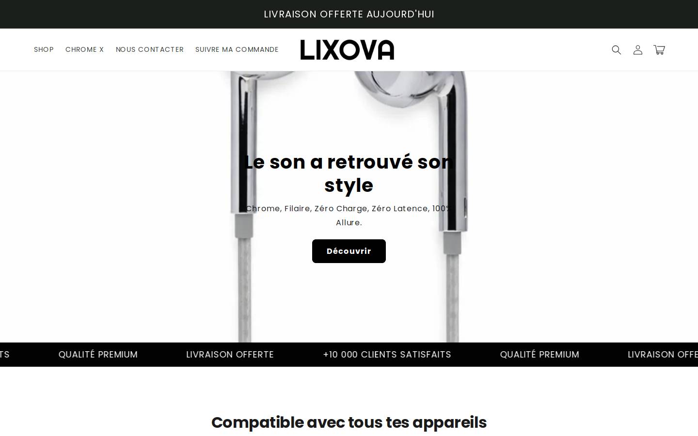 lixova.com homepage screenshot