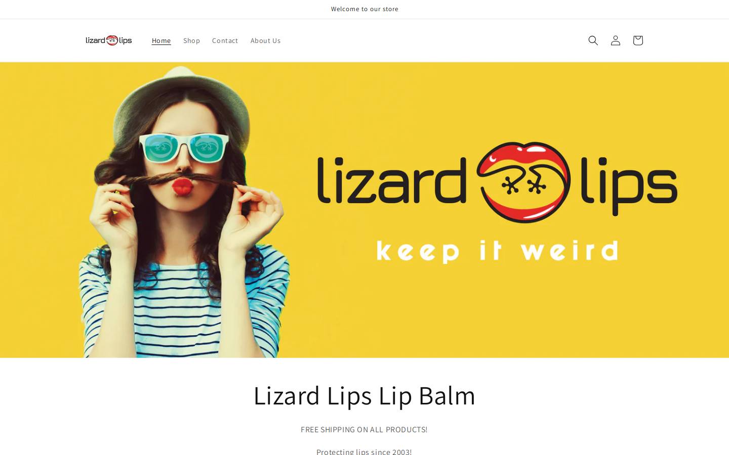 lizardlips.net homepage screenshot