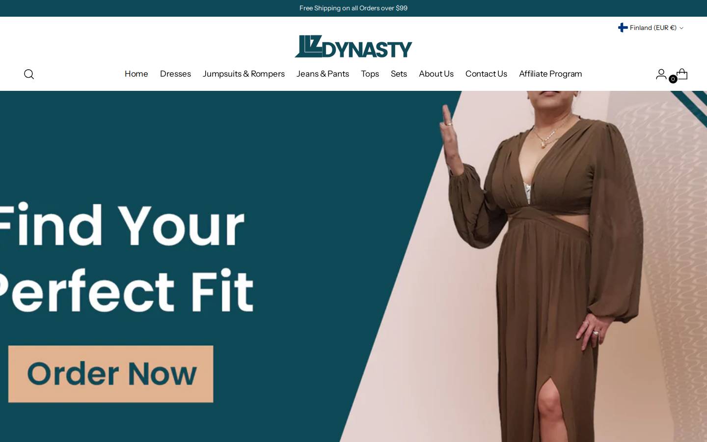 lizdynasty.com homepage screenshot