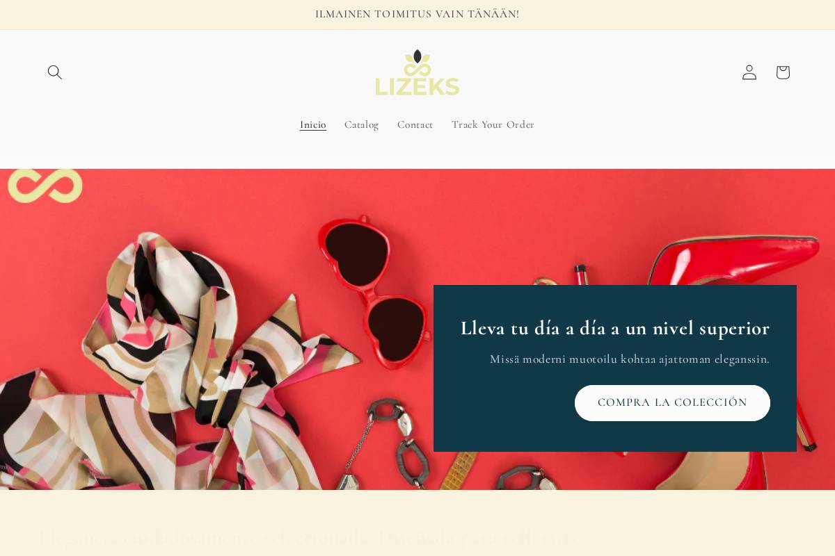 lizeks.com homepage screenshot