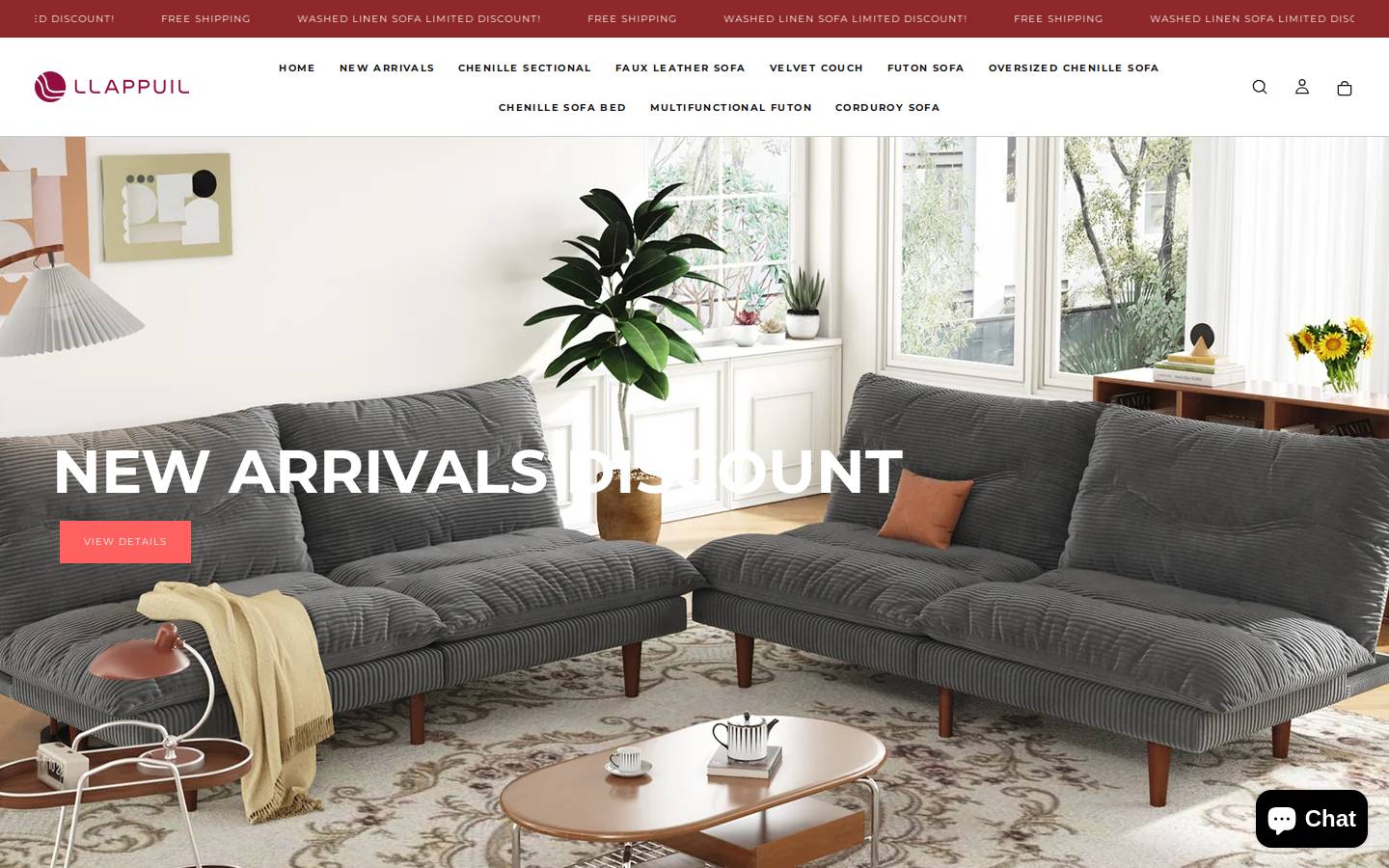 llappuil.com homepage screenshot