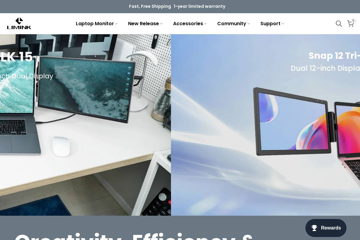 Llimink homepage screenshot