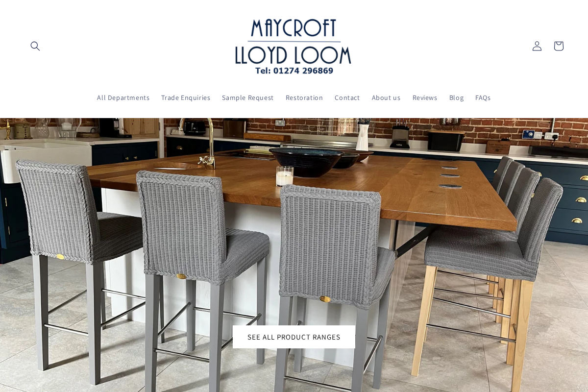 Maycroft Furnishings homepage screenshot