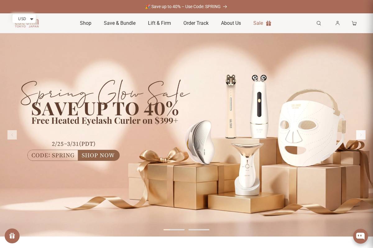 L&L Skin homepage screenshot