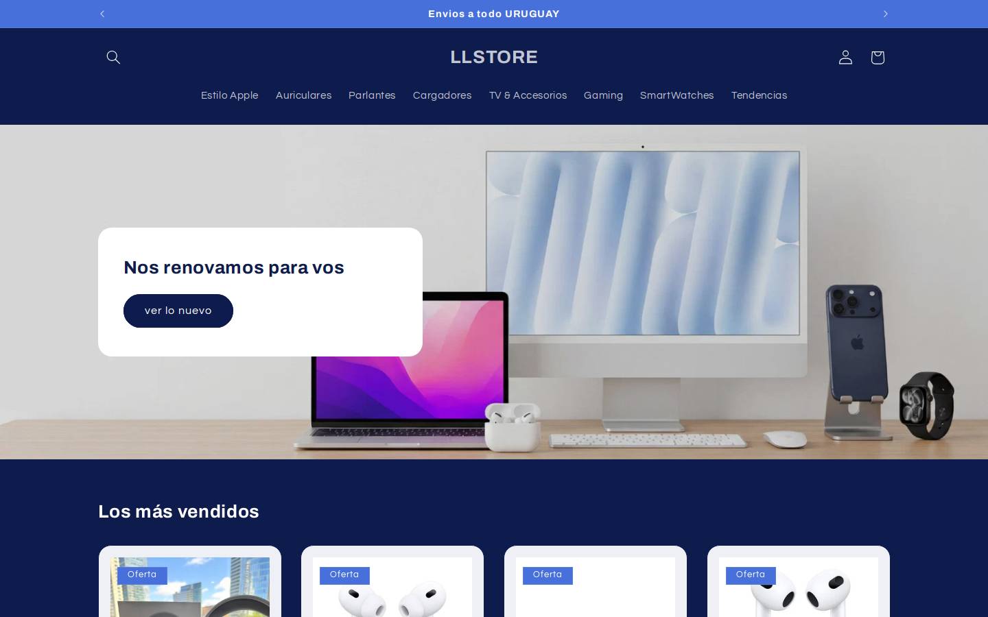 llstoreuy.com homepage screenshot