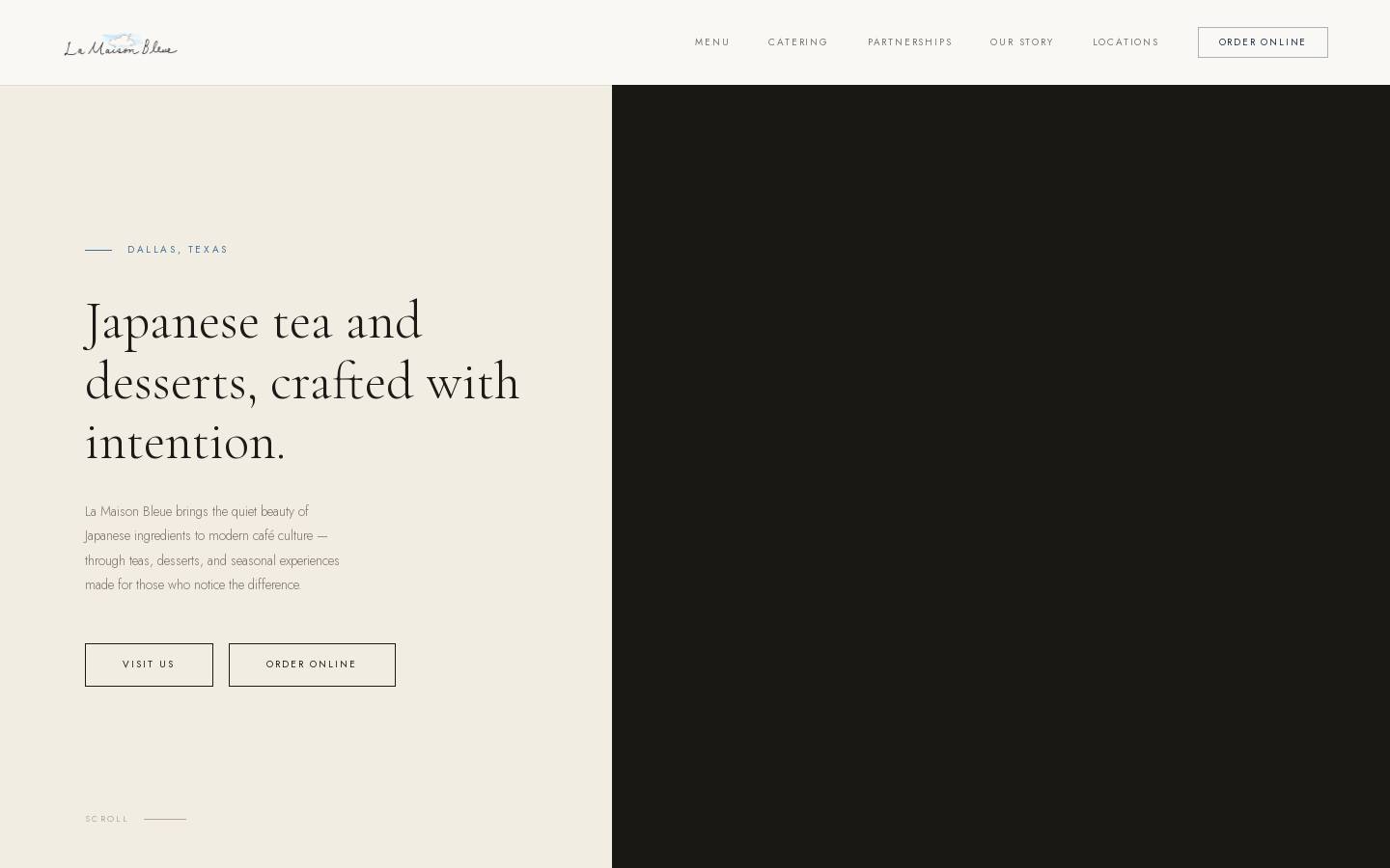 lmbcafe.com homepage screenshot