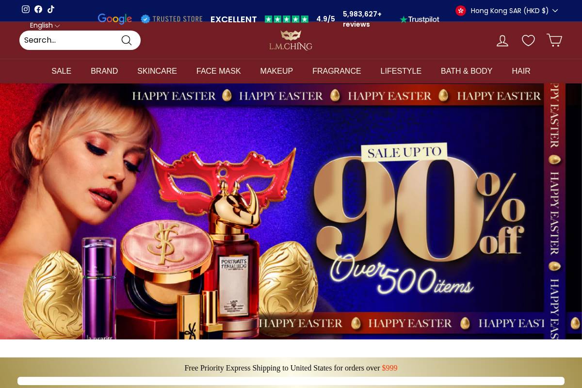 LMCHING homepage screenshot