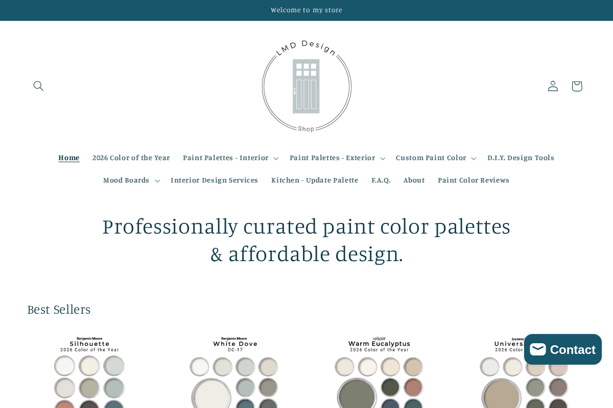 lmddesignshop.net homepage screenshot