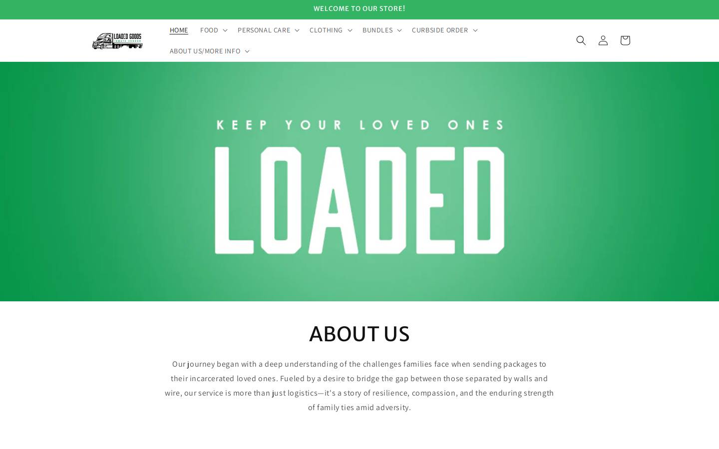 loadedgoods.com homepage screenshot