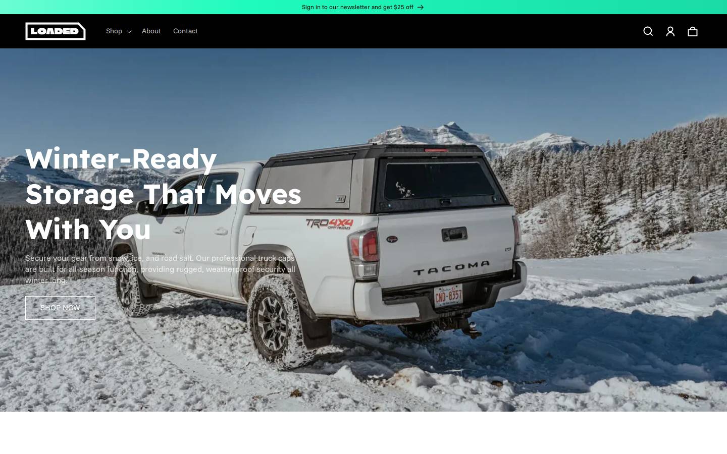 loadedoff.com homepage screenshot