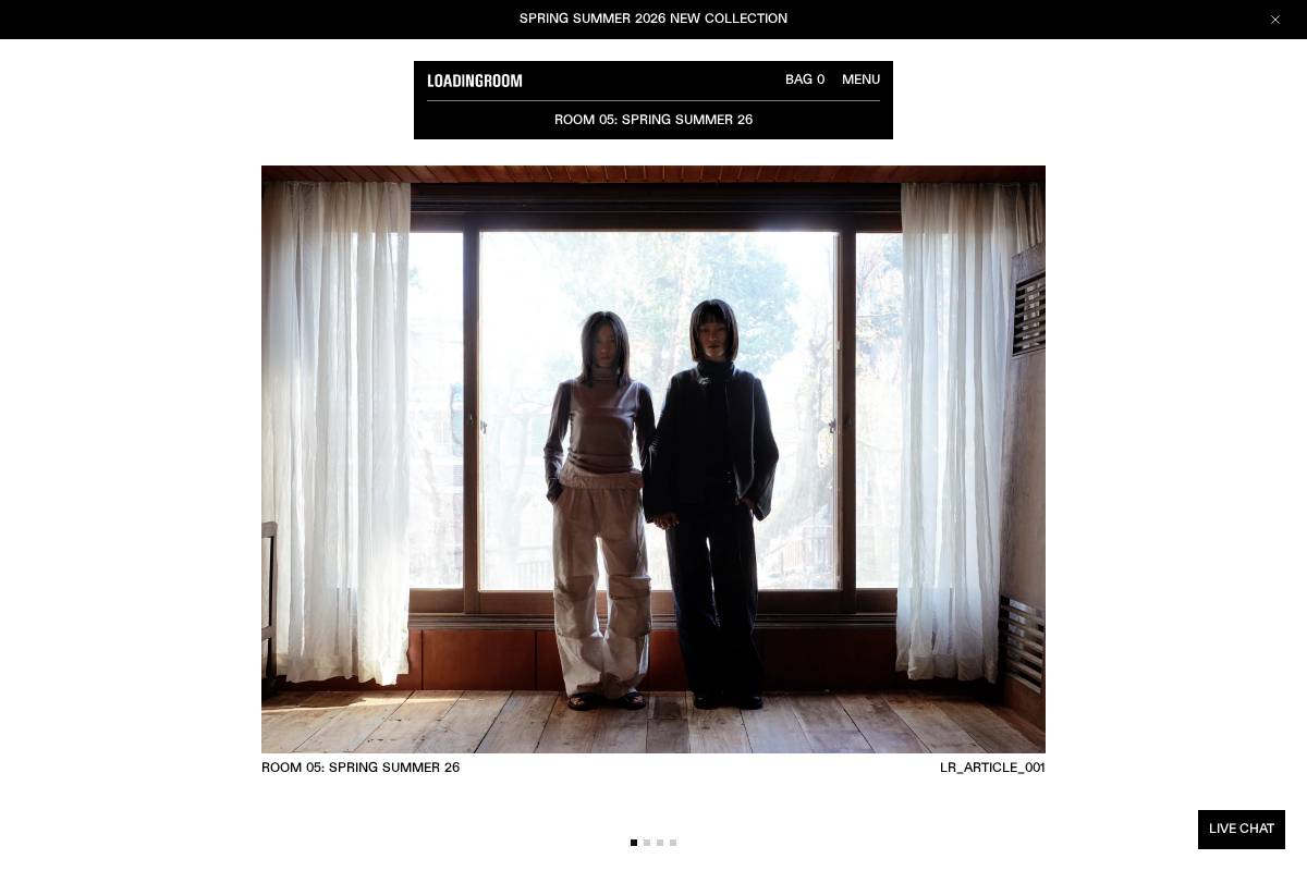 loading-room.com homepage screenshot