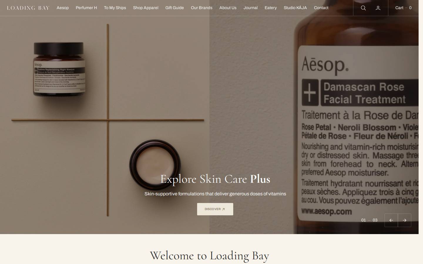 loadingbay.co.za homepage screenshot