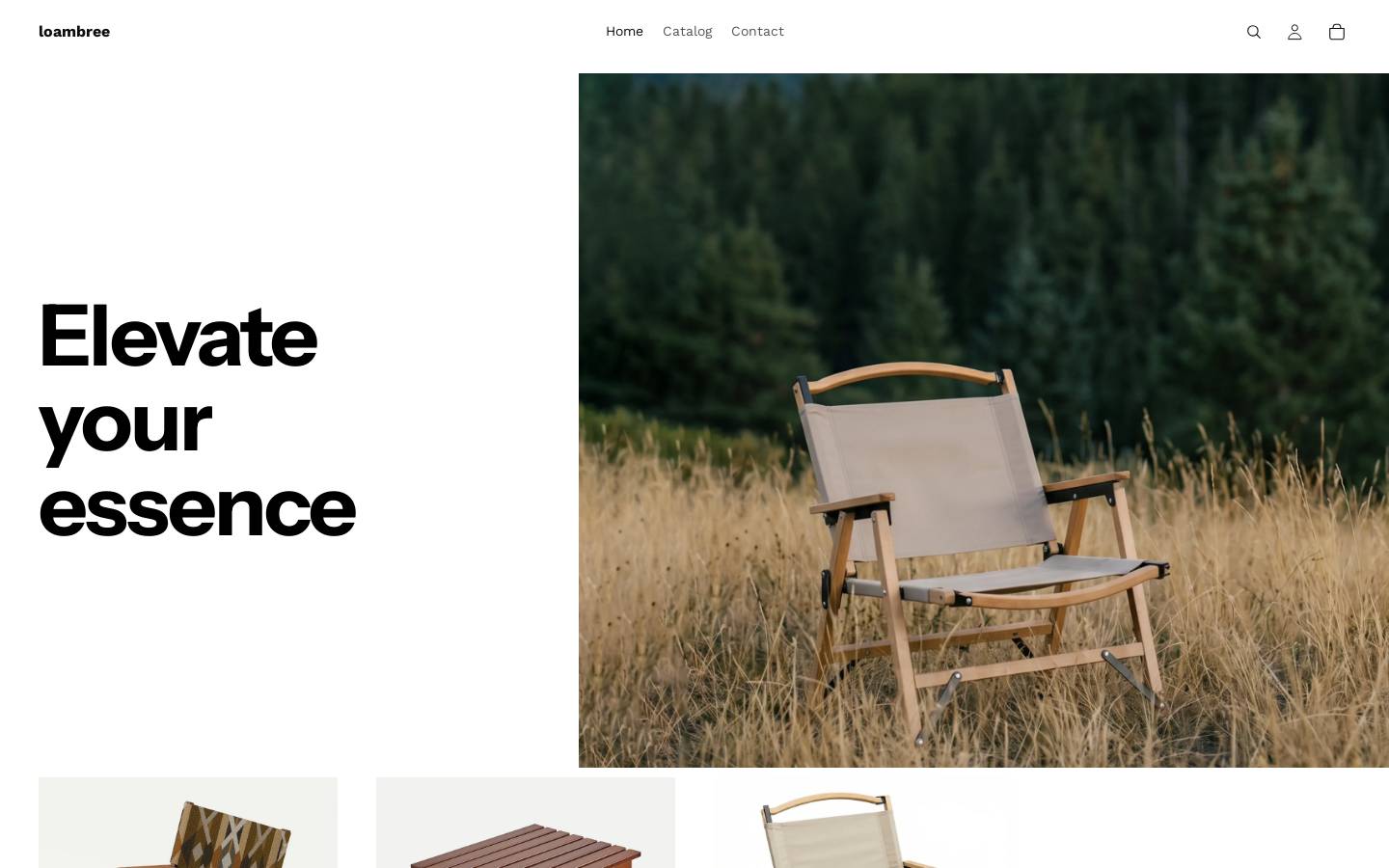 loambree.com homepage screenshot