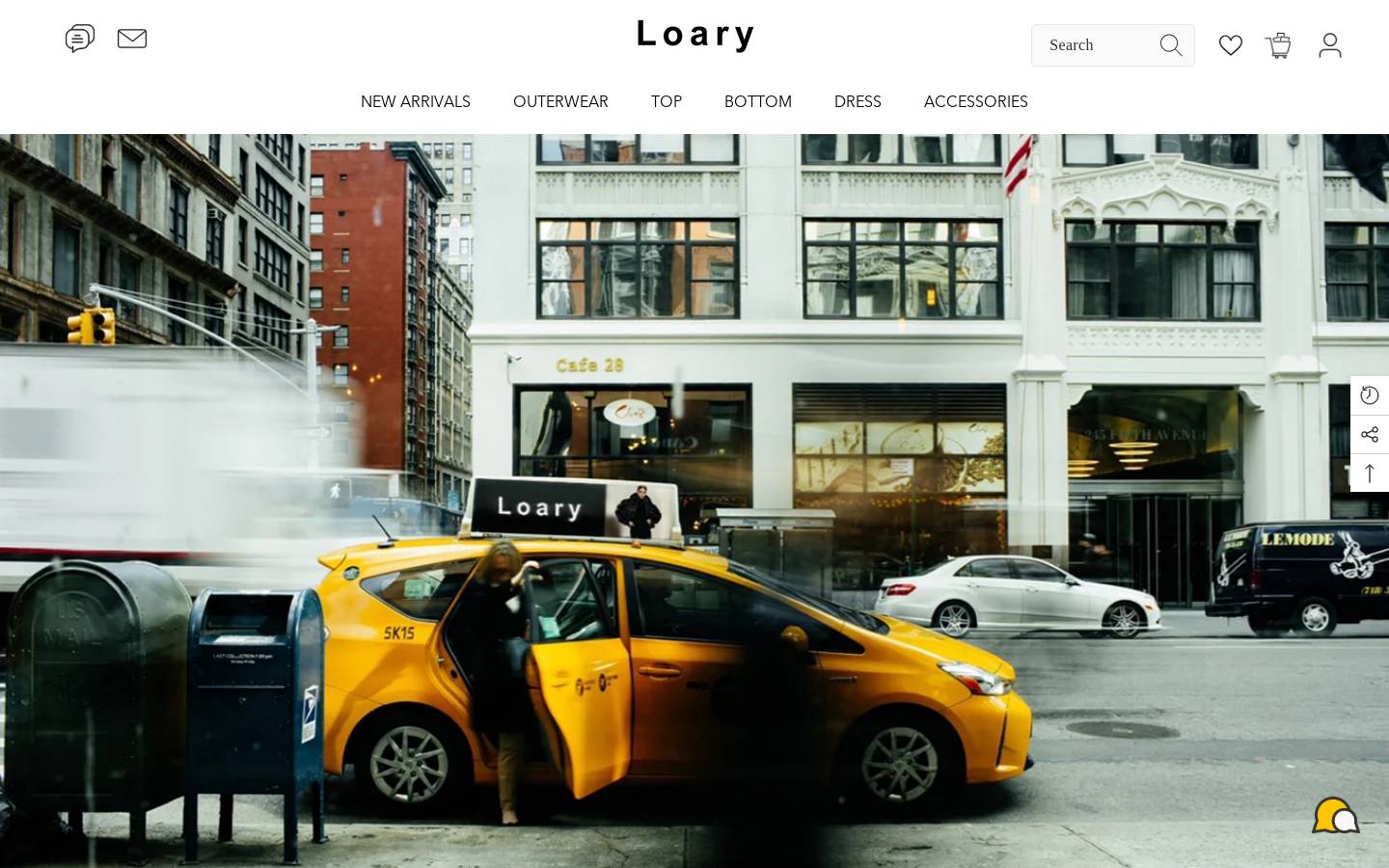 loarynyc.com homepage screenshot