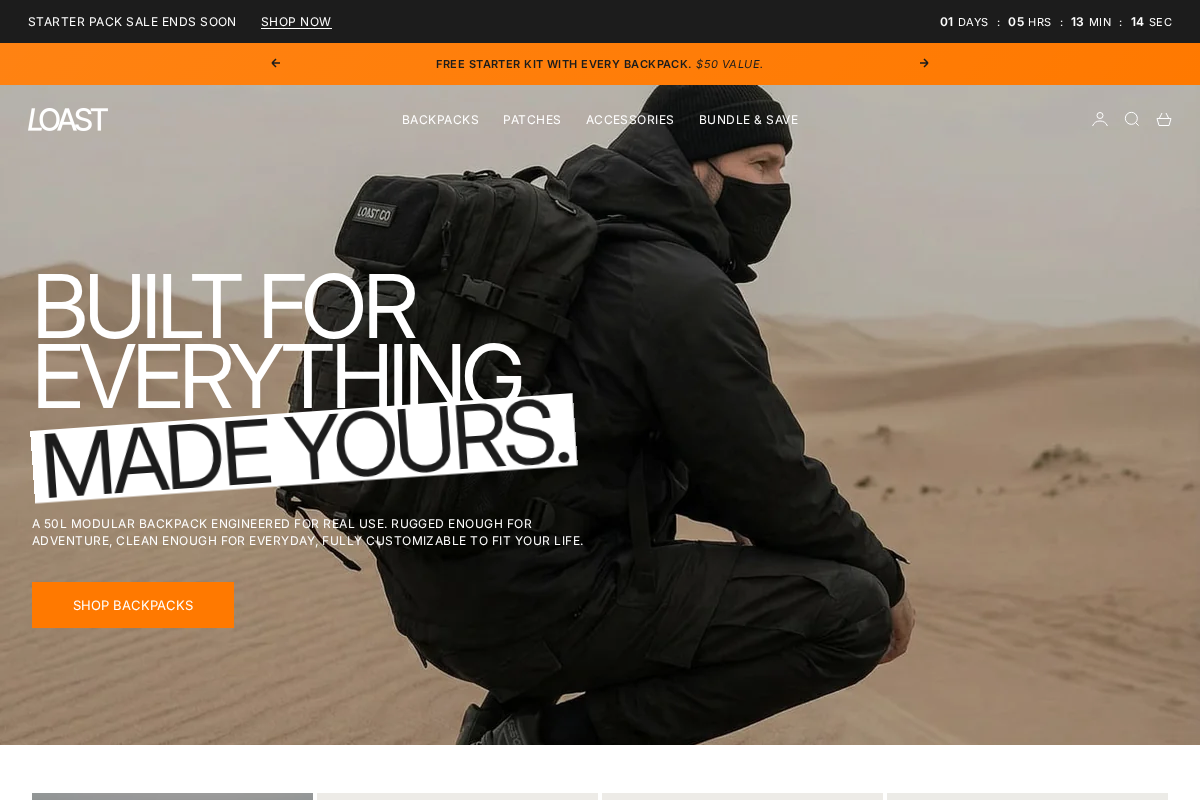 Loastco homepage screenshot