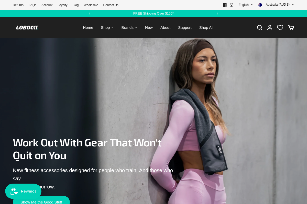 LOBOCKI homepage screenshot