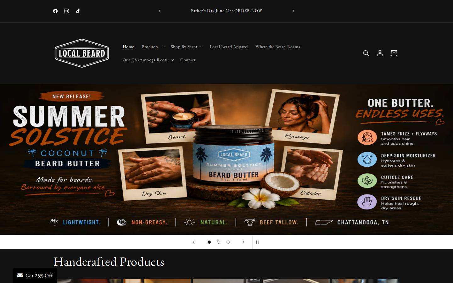 localbeard.com homepage screenshot