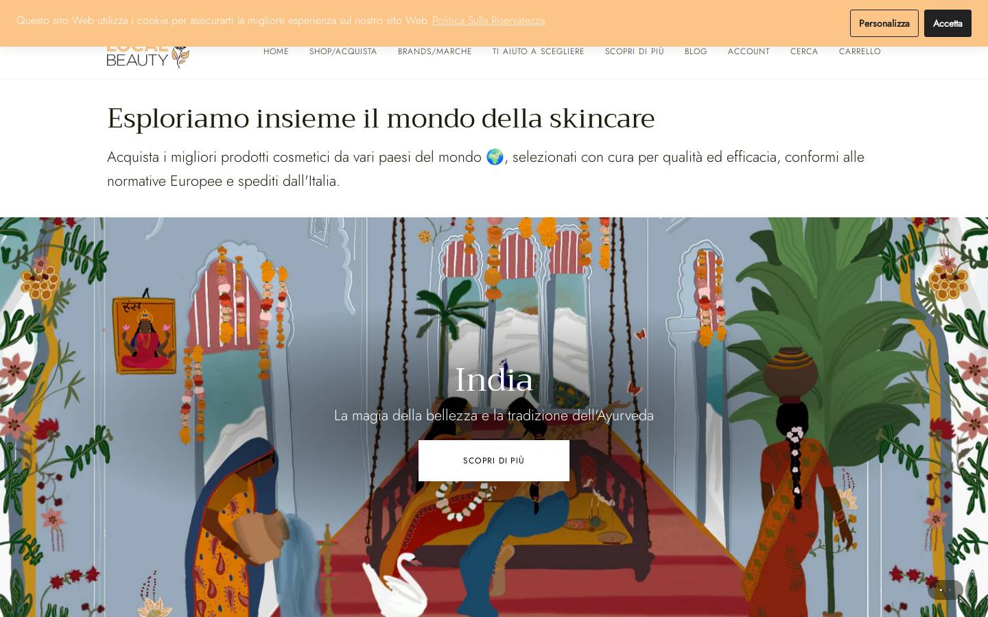 localbeauty.it homepage screenshot