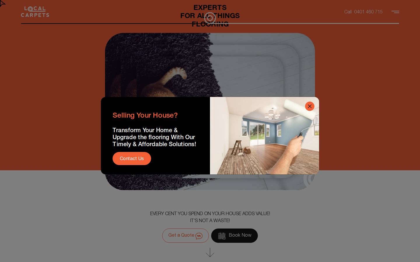 localcarpets.com.au homepage screenshot