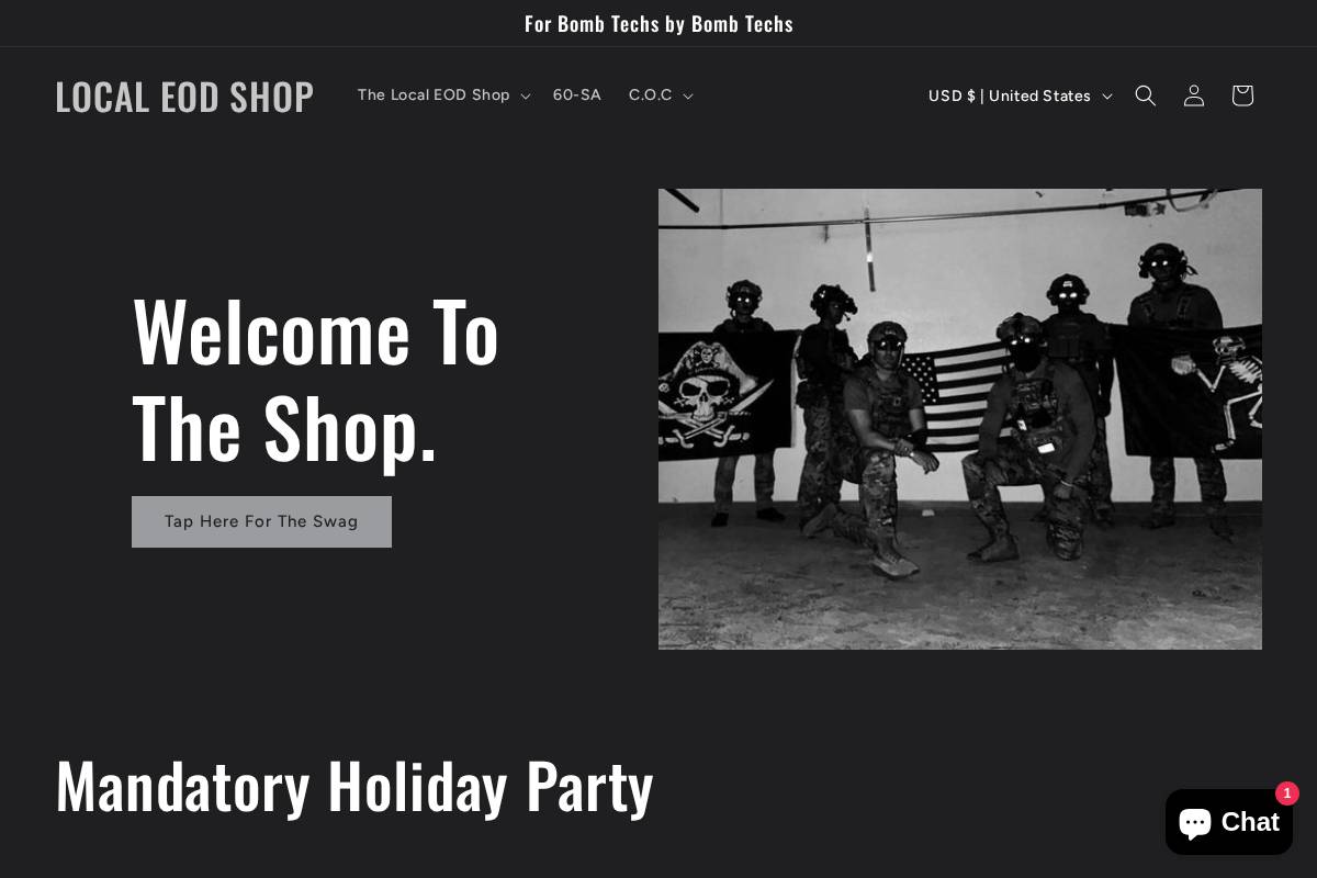localeodshop.com homepage screenshot