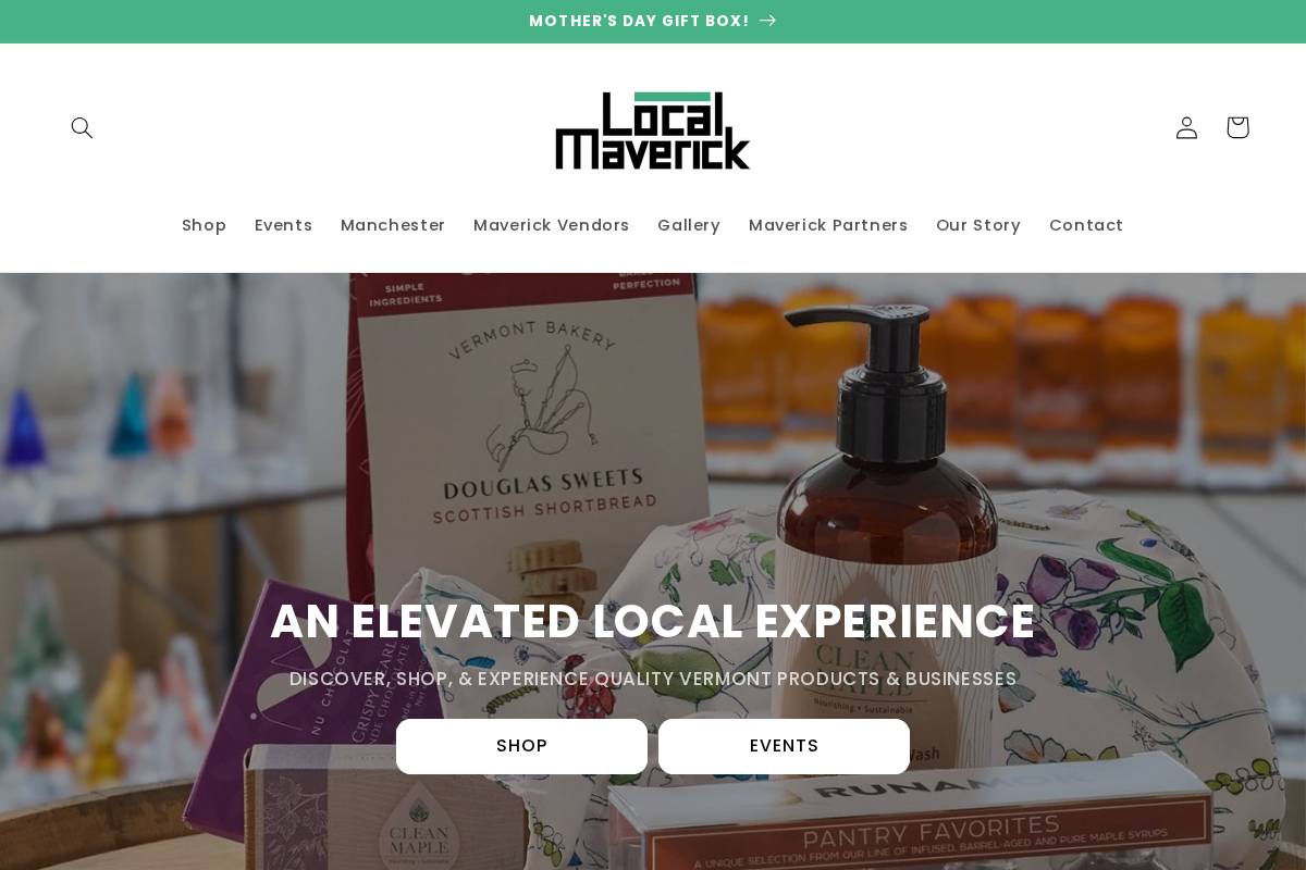 localmaverickus.com homepage screenshot