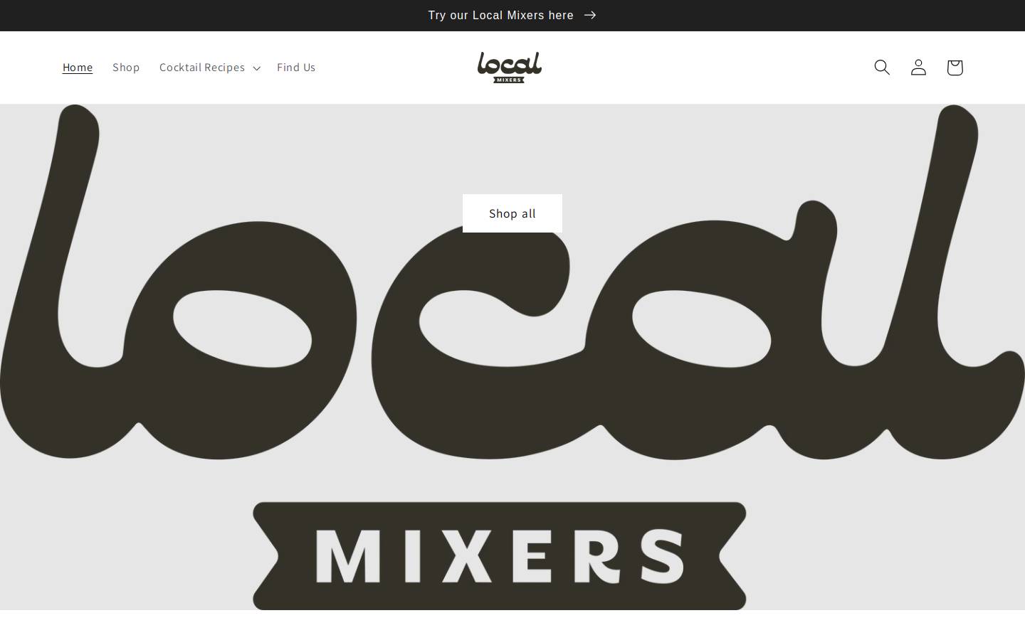 localmixers.com homepage screenshot