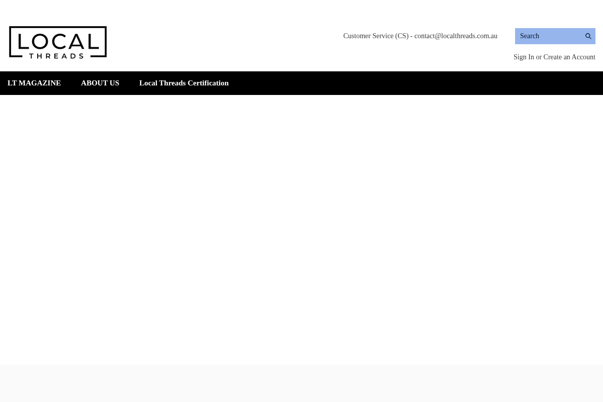 Local Threads homepage screenshot