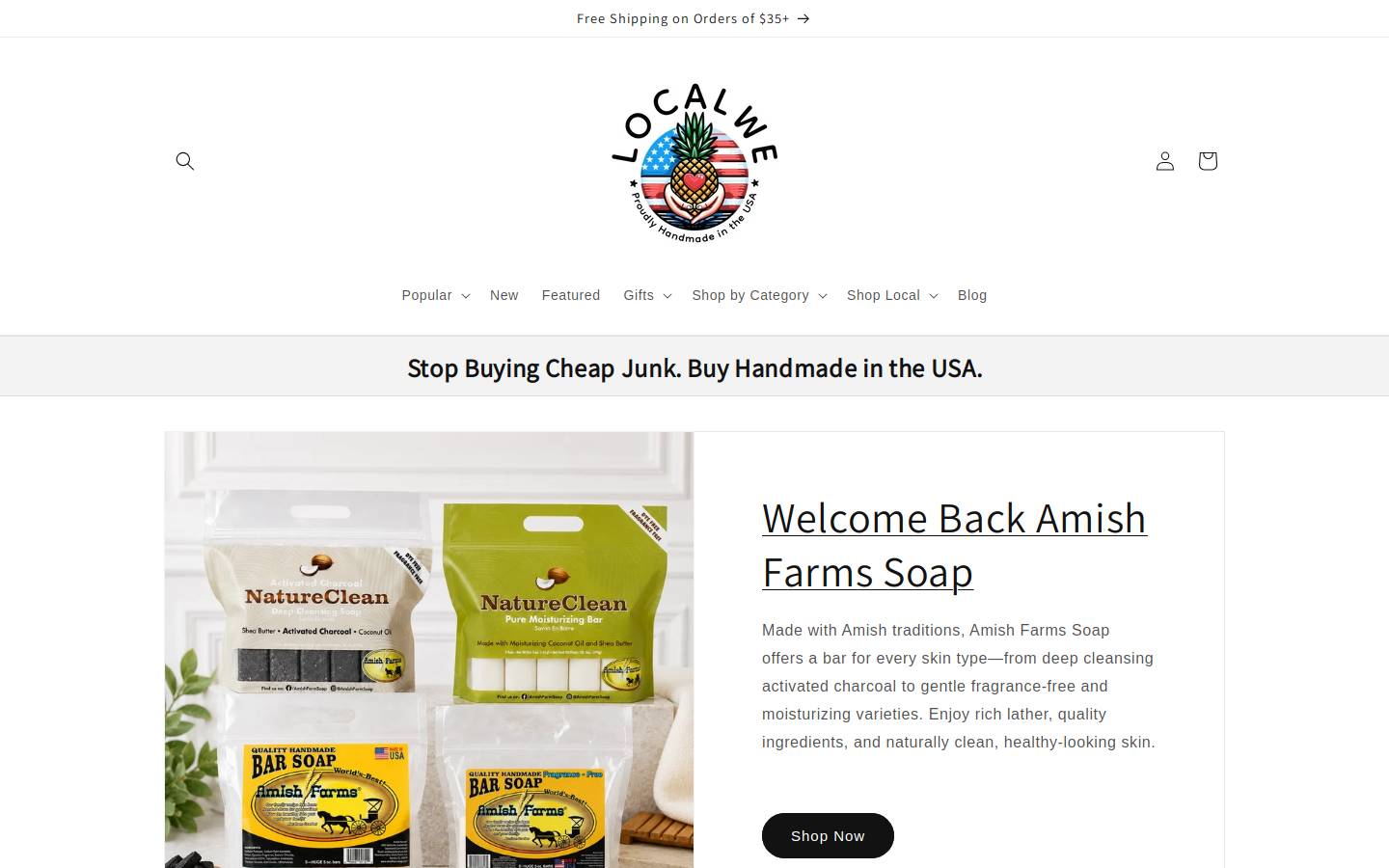 localwe.com homepage screenshot