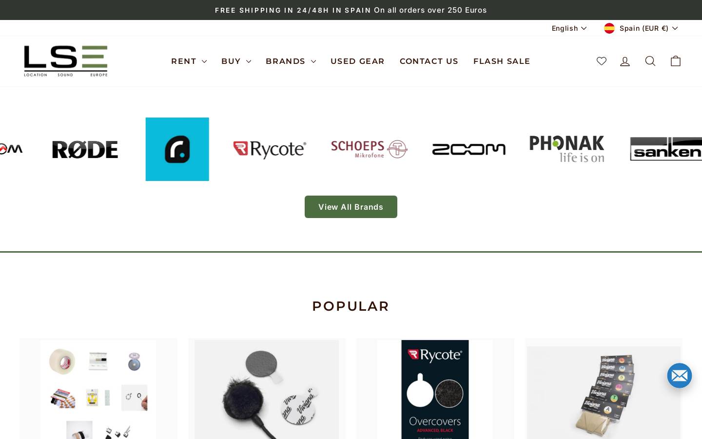 locationsoundeurope.com homepage screenshot