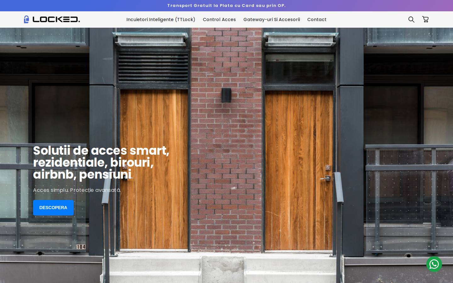 locked.ro homepage screenshot