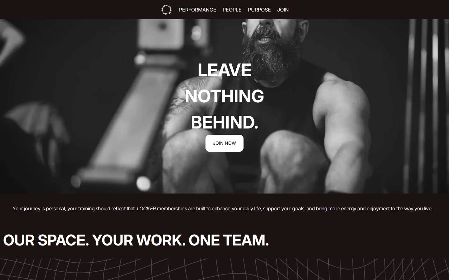lockerathletic.com homepage screenshot