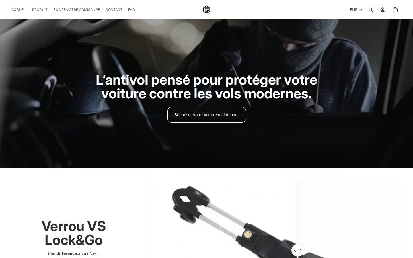 lockgo.fr homepage screenshot