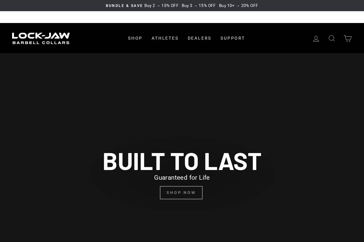 lockjawcollar.com homepage screenshot