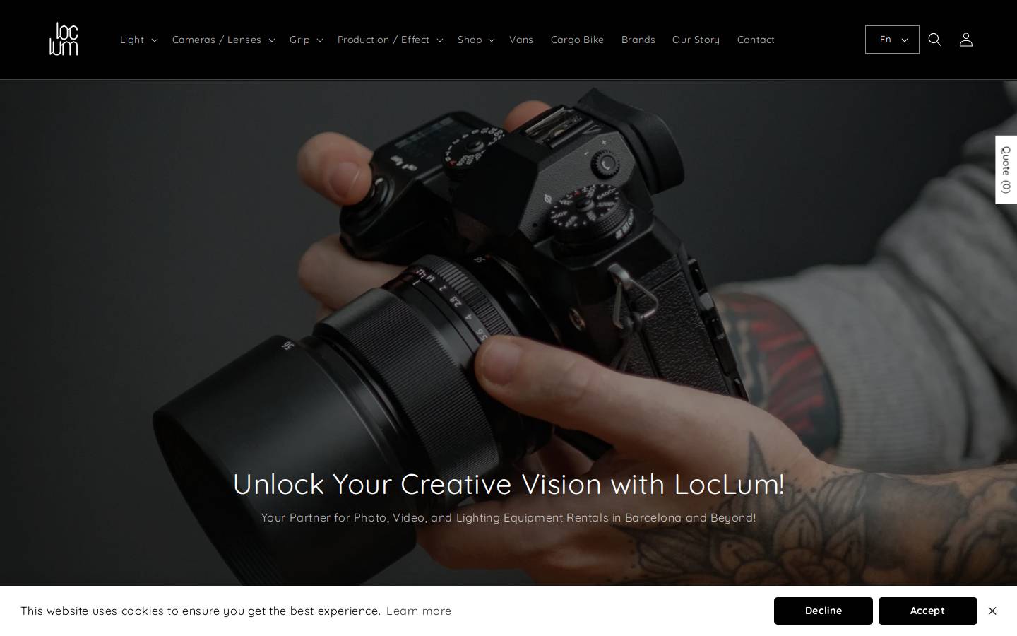loclum.de homepage screenshot