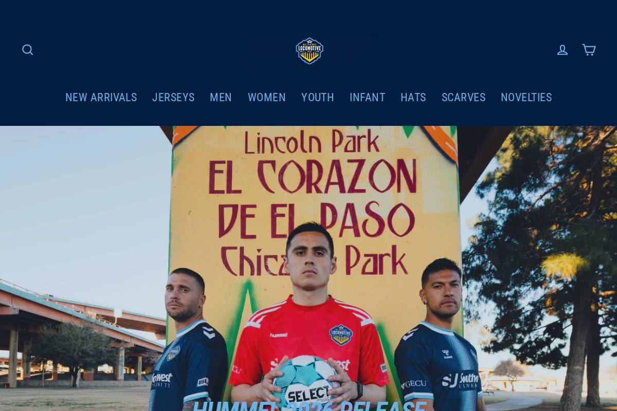 locomotiveteamshop.com homepage screenshot