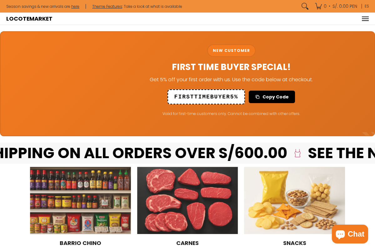 locotemarket.com homepage screenshot