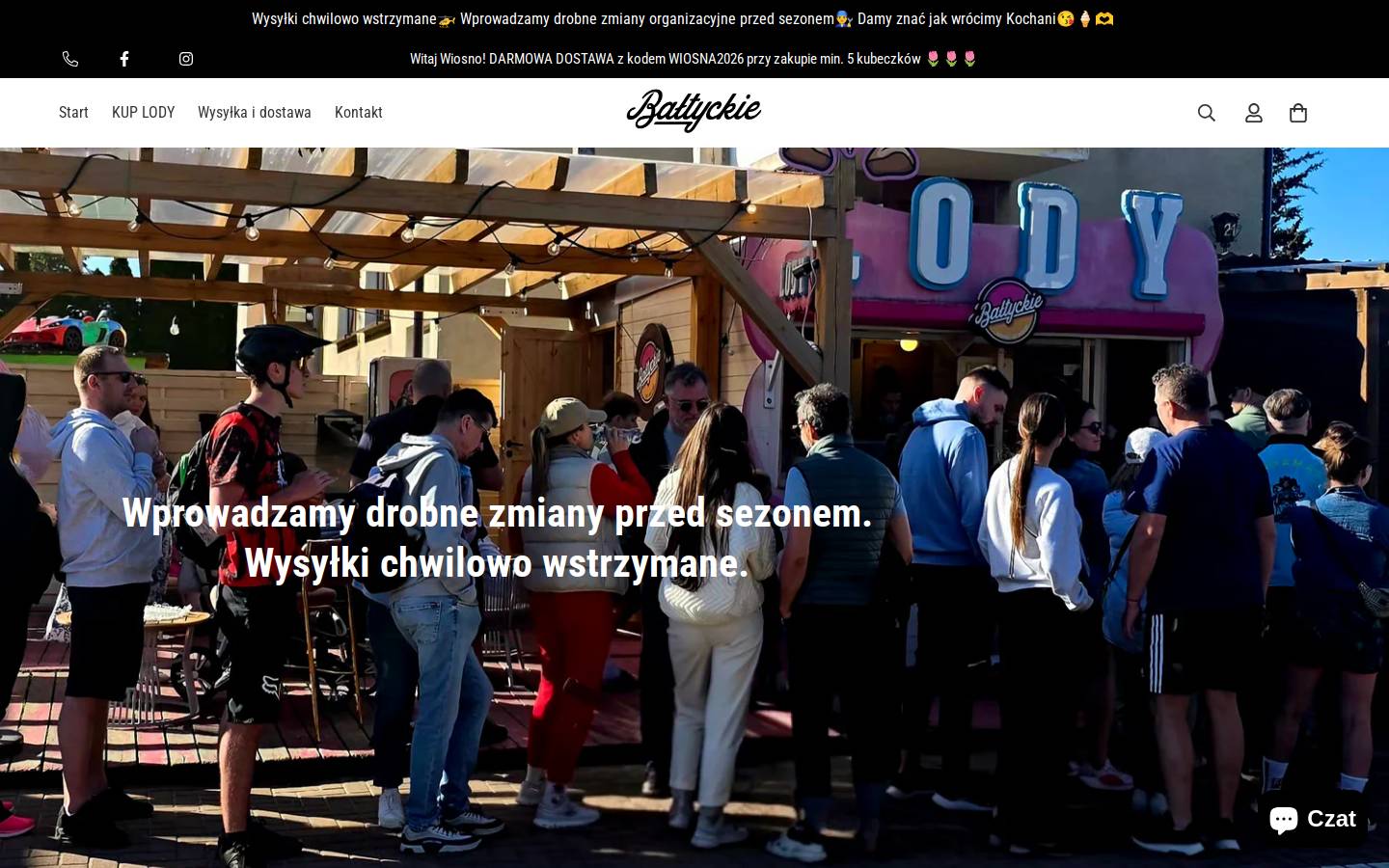 lodybaltyckie.pl homepage screenshot