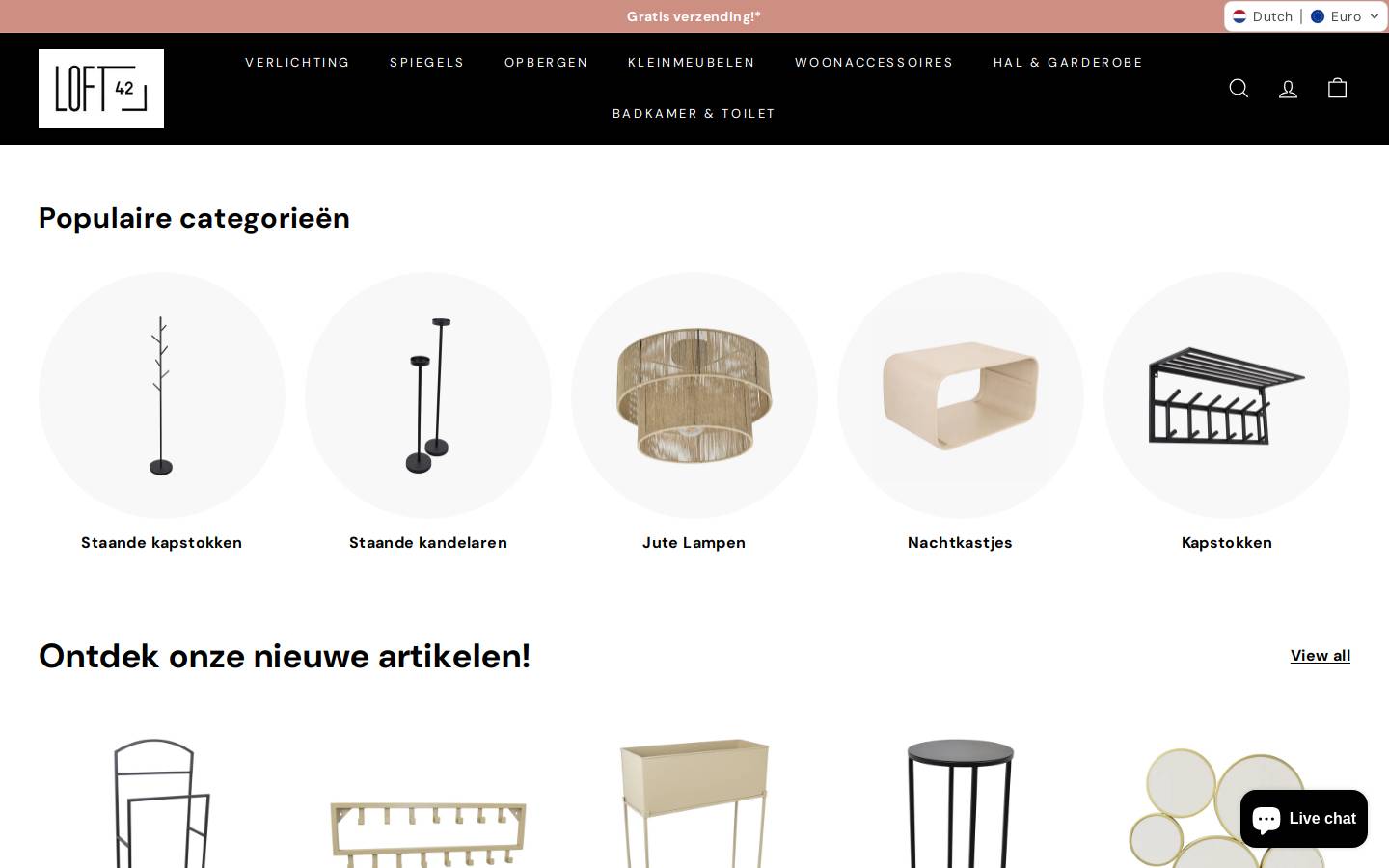 loft42.nl homepage screenshot