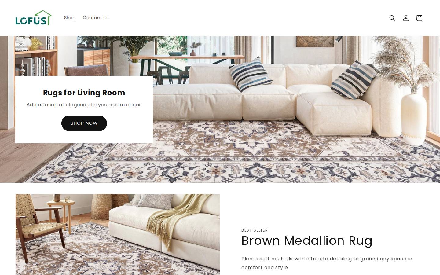 lofushome.com homepage screenshot
