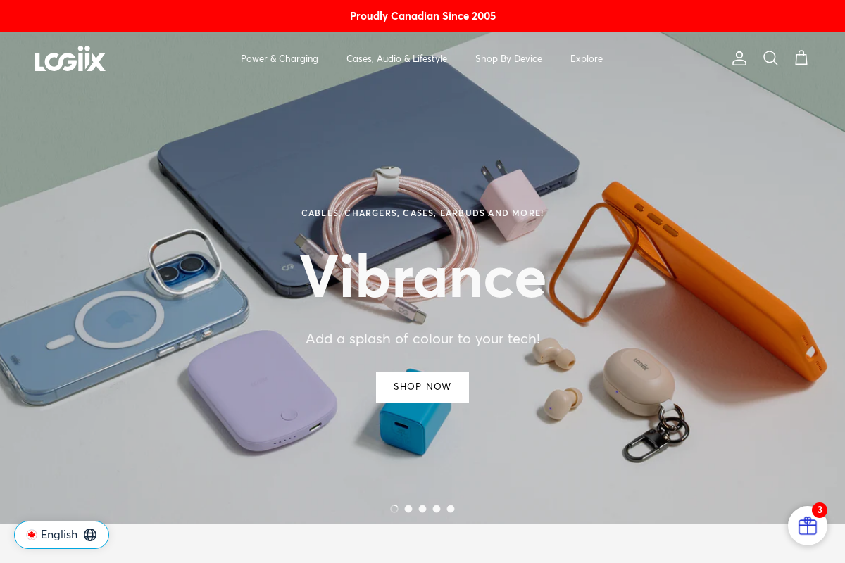 LOGiiX homepage screenshot