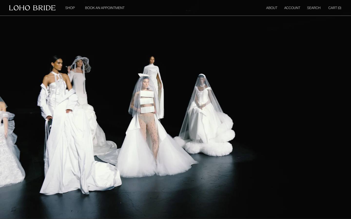 lohobride.com homepage screenshot