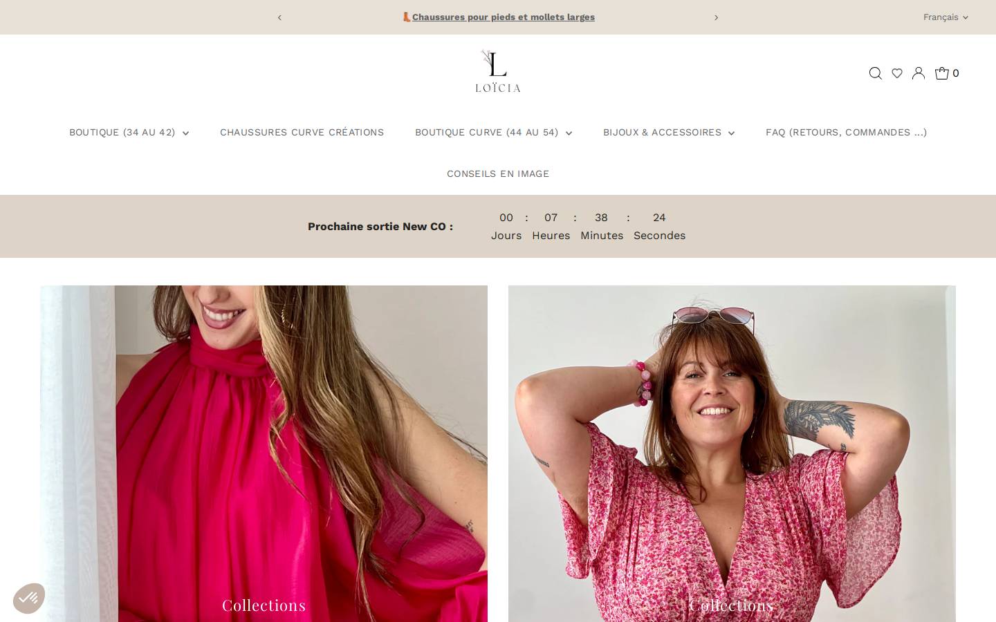LOICIA homepage screenshot