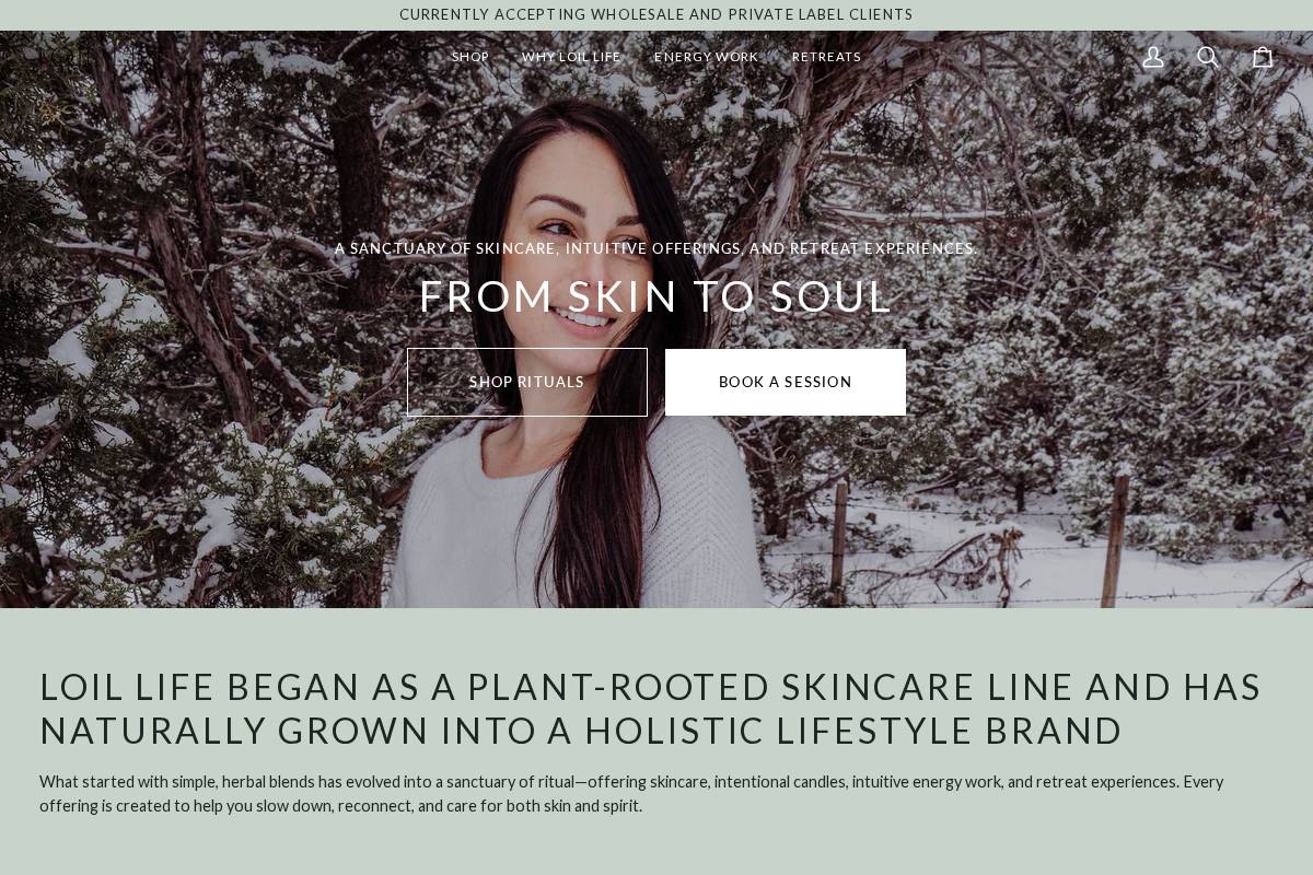 loillife.com homepage screenshot