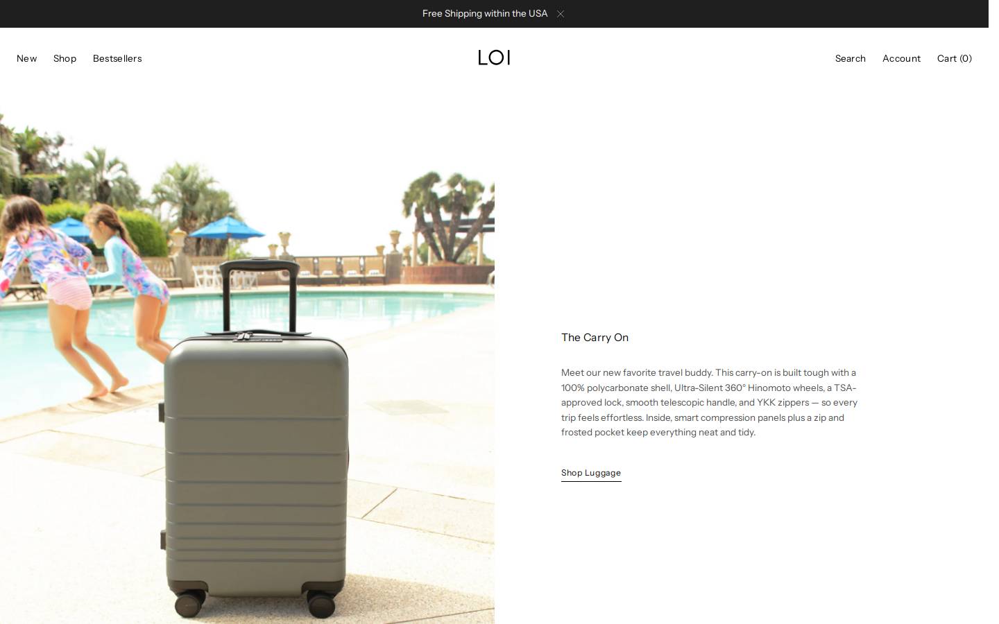 loinyc.com homepage screenshot