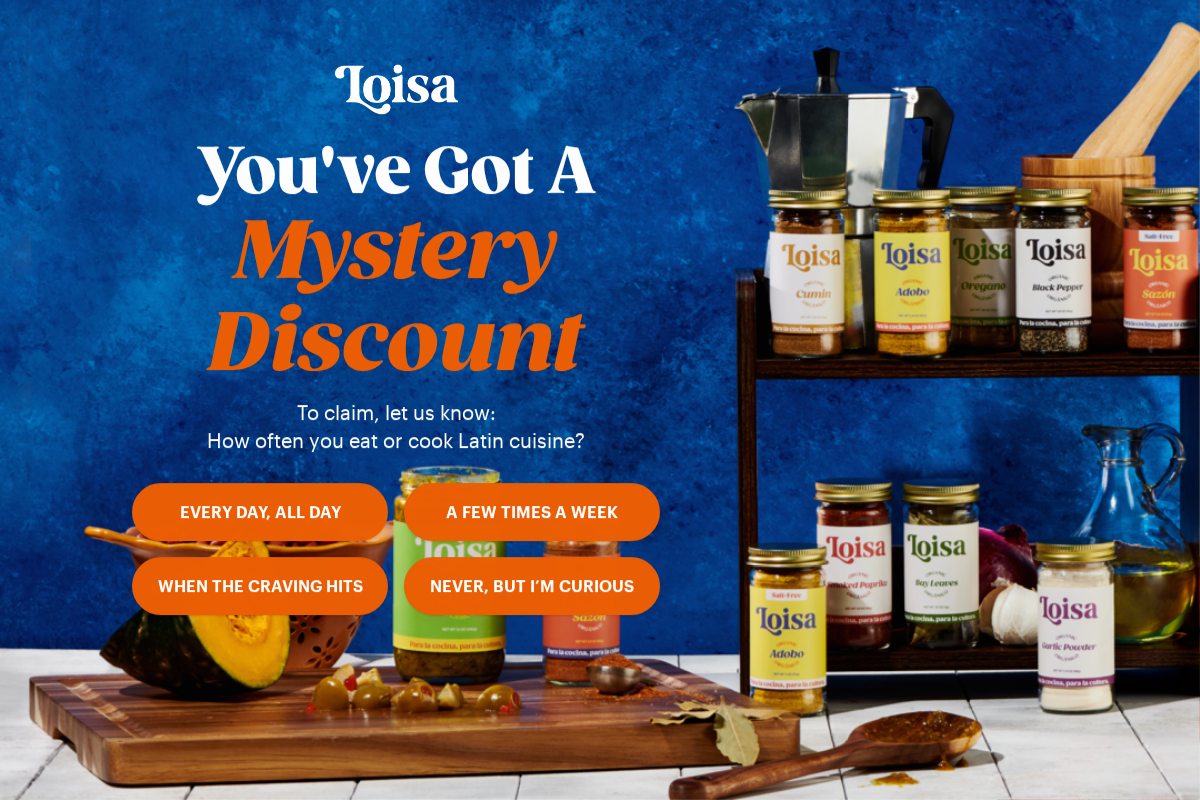 Loisa homepage screenshot