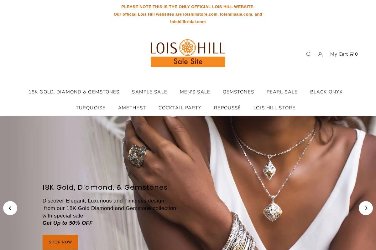 loishillsale.com homepage screenshot